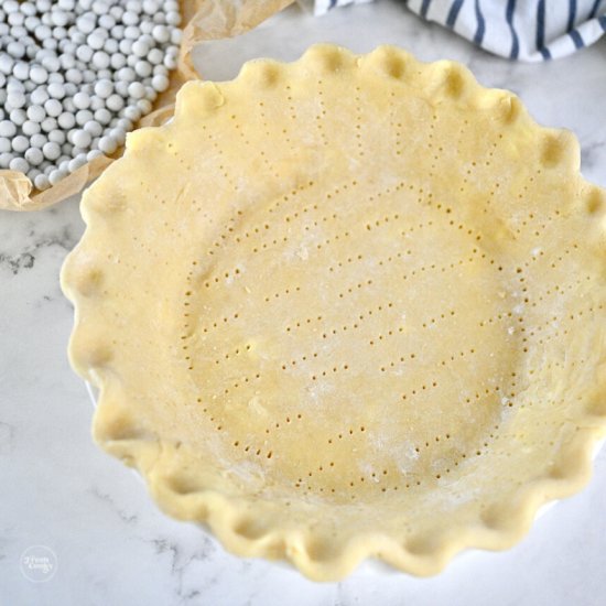 3 Ingredient No Fail Pie Crust