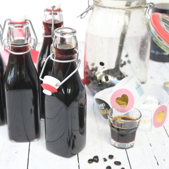 Make your own coffee liqueur