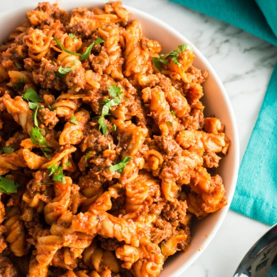 Beef and Noodle Casserole