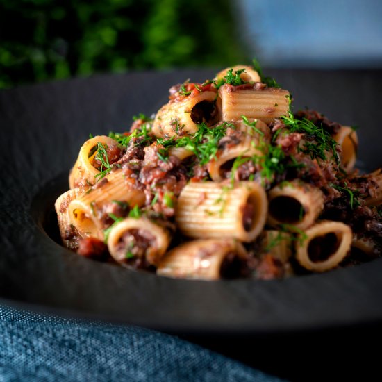 Sardine Pasta Bolognese