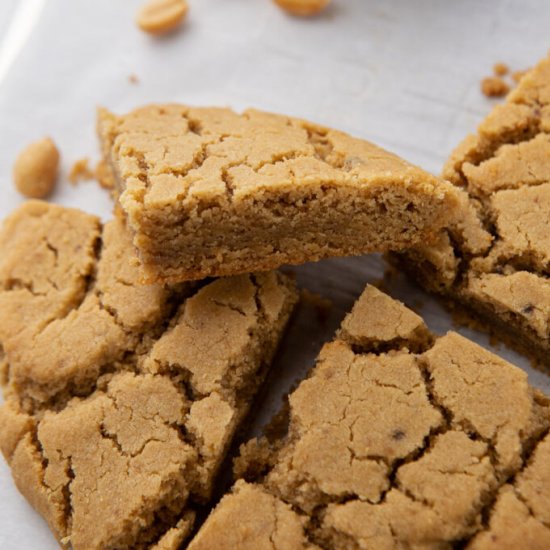 one peanut butter cookie for two