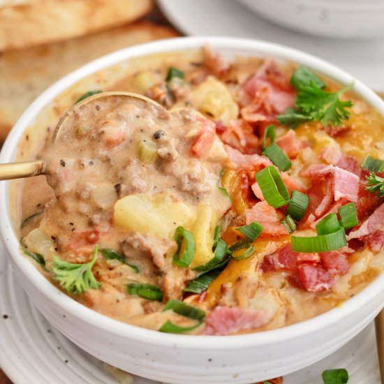 Bacon Cheeseburger Soup