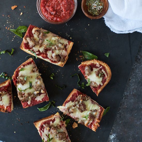 Homemade French Bread Pizza