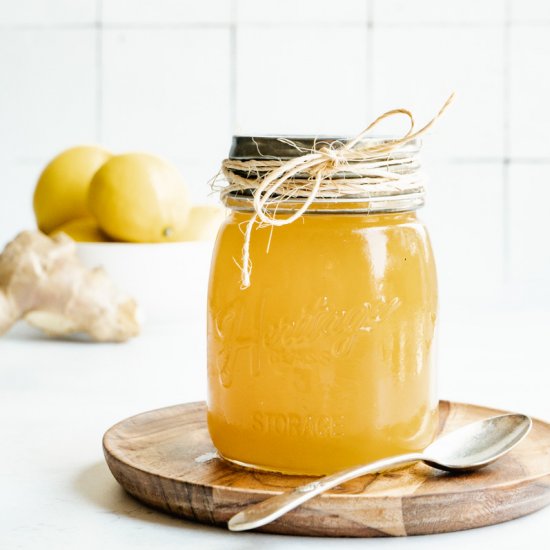 Honey Lemon Homemade Cough Syrup