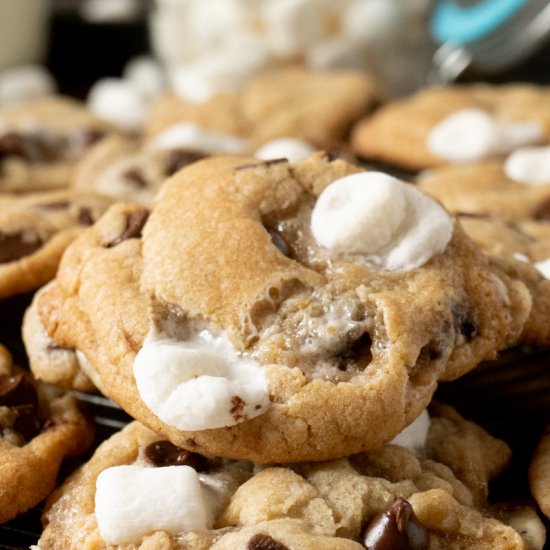 Marshmallow Chocolate Chip Cookies