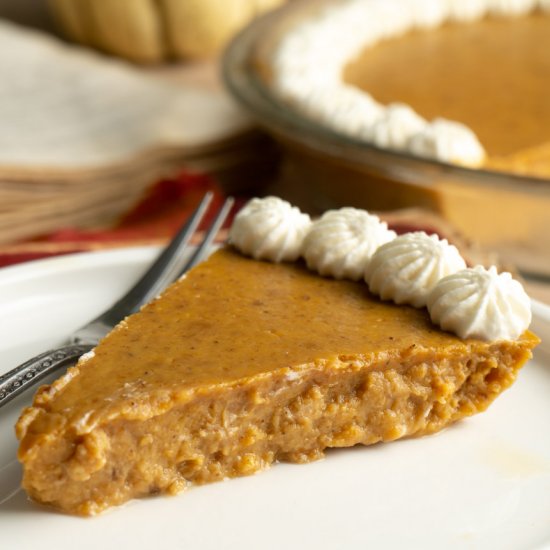 Crustless Pumpkin Pie