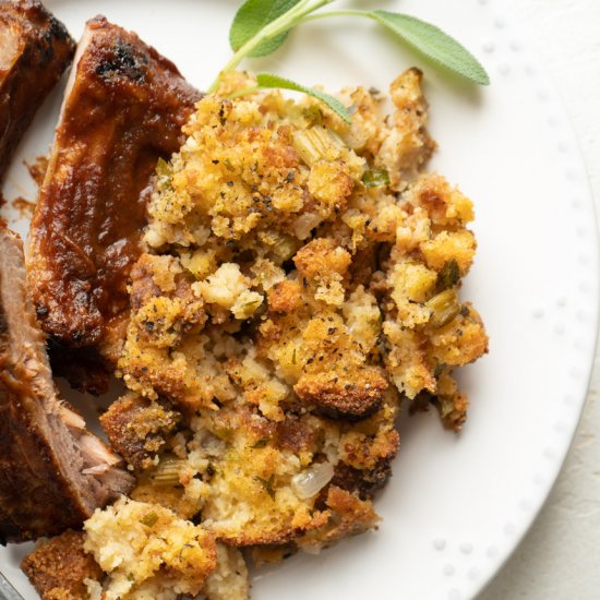 Gluten Free Cornbread Stuffing