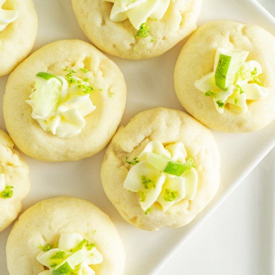 Key Lime Meltaway Cookies