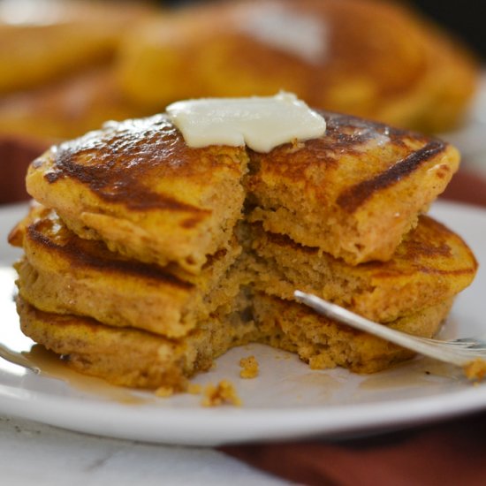 Pumpkin Pancakes with Pancake Mix