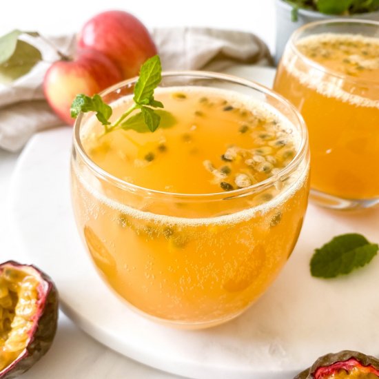 Passion fruit mocktail