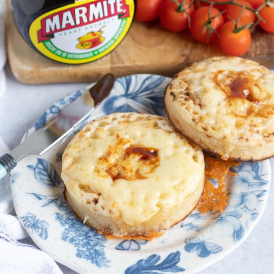 Cheesy Air Fryer Crumpets