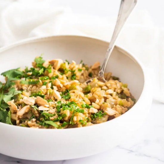 Creamy Vegan Rice Pilaf