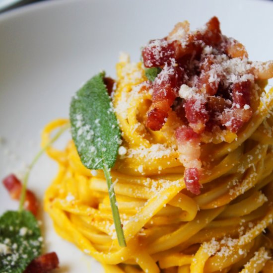 Butternut Squash Carbonara