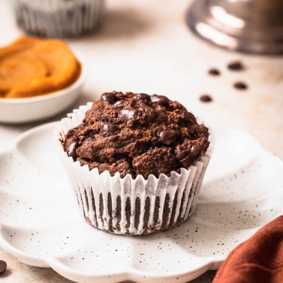 Chocolate Sweet Potato Cupcakes