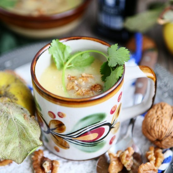 Creamy Quince and Parsnip Soup