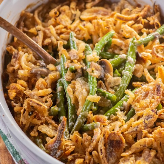 Make Ahead Green Bean Casserole