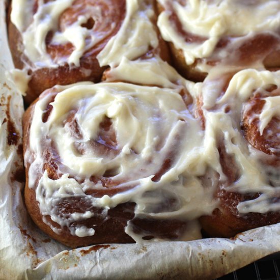 Pumpkin cinnamon rolls