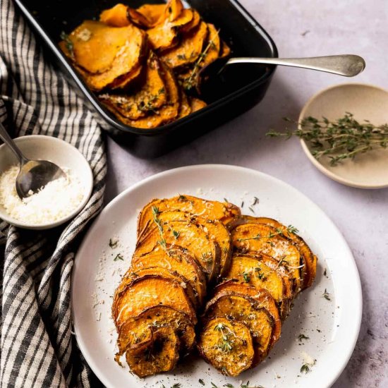 Oven Baked Sweet Potato Slices