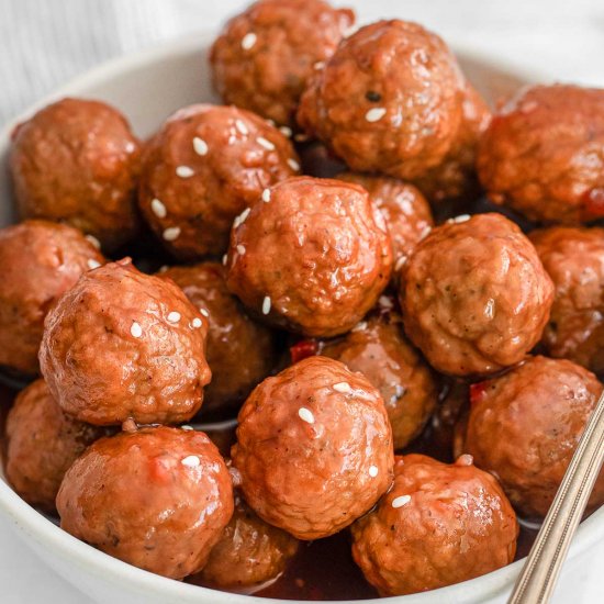 Cranberry Sauce Meatballs