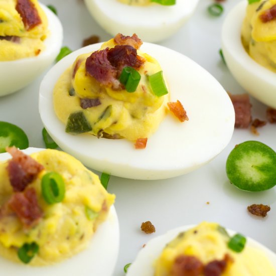 Spicy Deviled Eggs