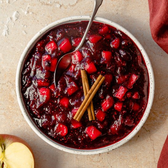 Apple Cranberry Compote