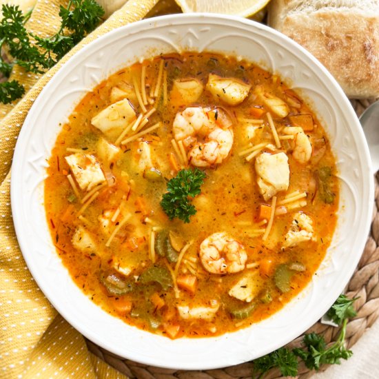 Classic Spanish Fish Soup