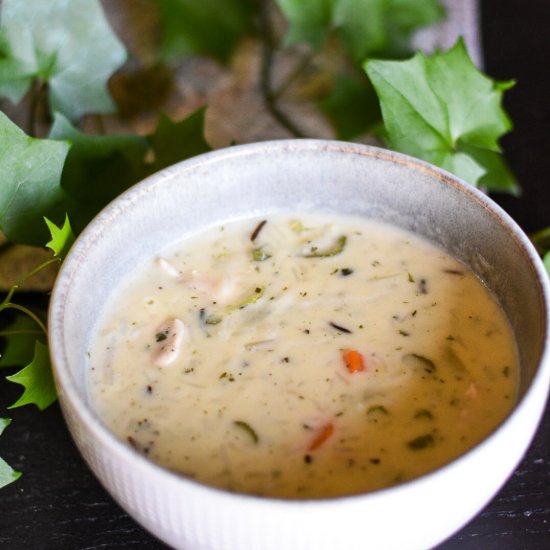 Cream of Chicken and Wild Rice Soup