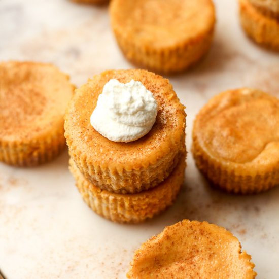 Pumpkin Cheesecake Bites