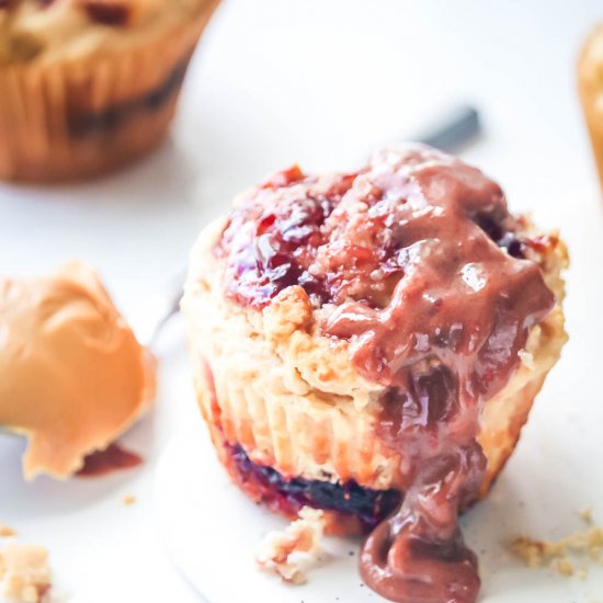 Peanut Butter and Jelly Muffins