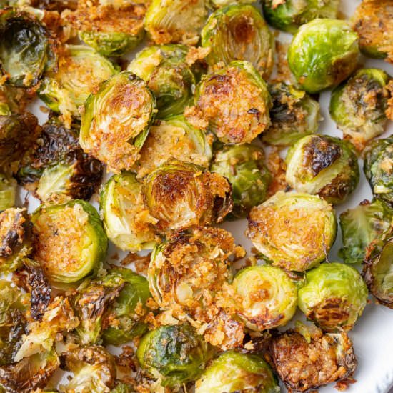 parmesan roasted brussel sprouts