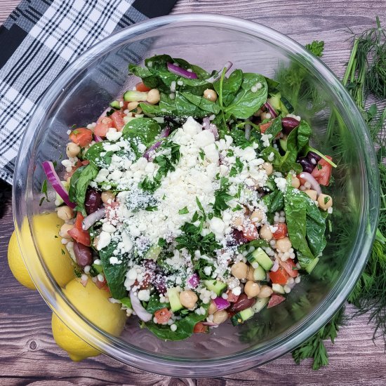 Mediterranean Tomato Cucumber Salad