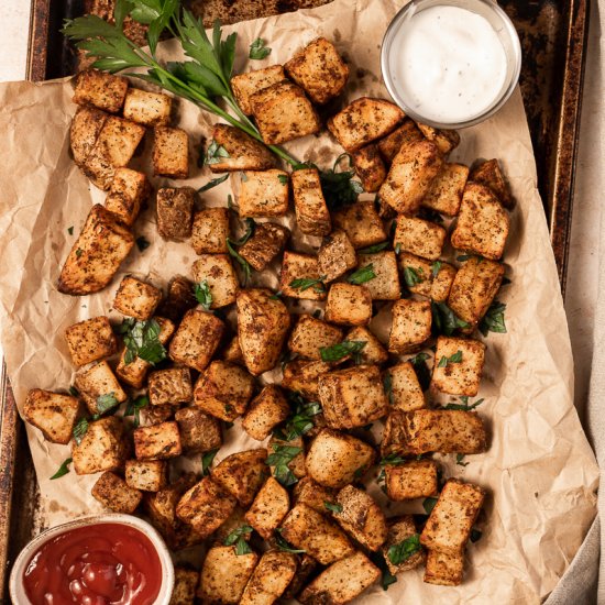 Air Fryer Diced Potatoes