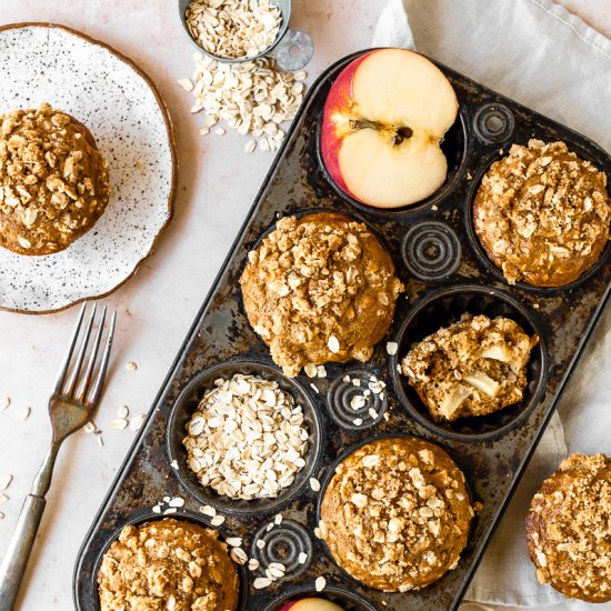 Apple Oatmeal Muffins