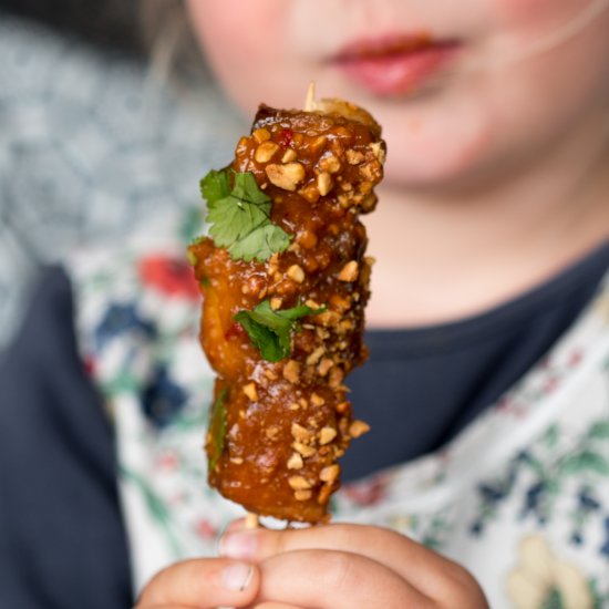 Satay Tofu Skewers