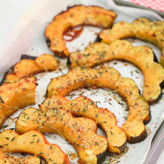 Za’atar Roasted Acorn Squash