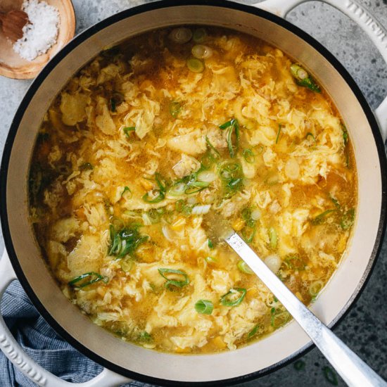 Chinese Corn Soup with Chicken