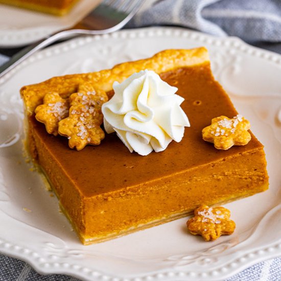 Pumpkin Slab Pie