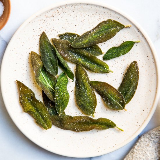 Crispy Fried Sage Leaves