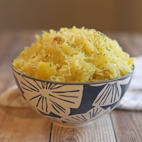 Air fryer spaghetti squash