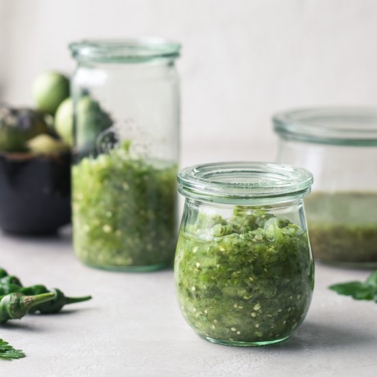 Tomatillo Green Chili Salsa