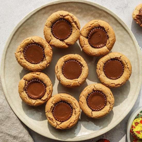 GF Peanut Butter Cup Cookies