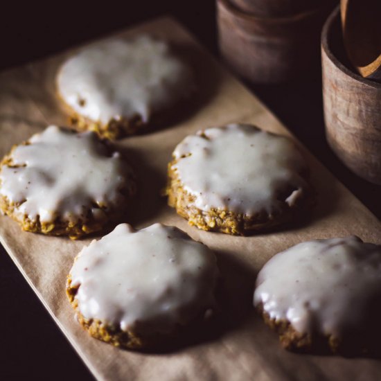 Brown Butter Pumpkin Oatmeal Cookies