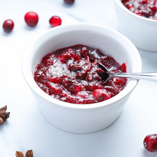 Spiced Cranberry Sauce