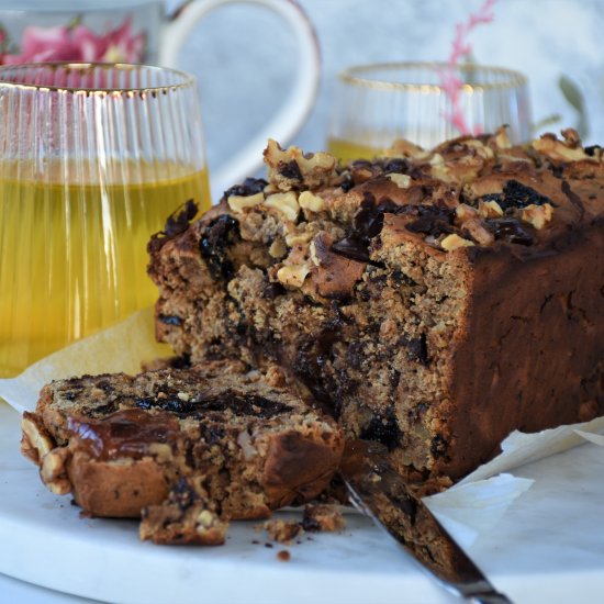 Prune, Walnut & Chocolate Loaf