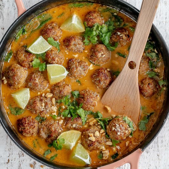 Thai Turkey Meatballs