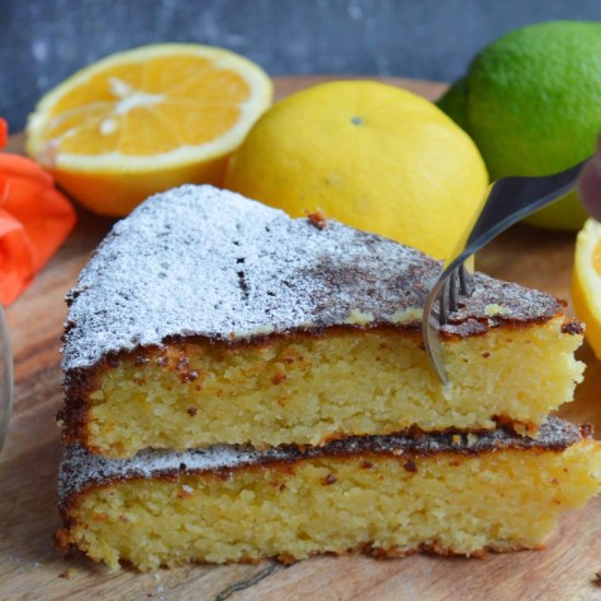 Torta Caprese al Limone