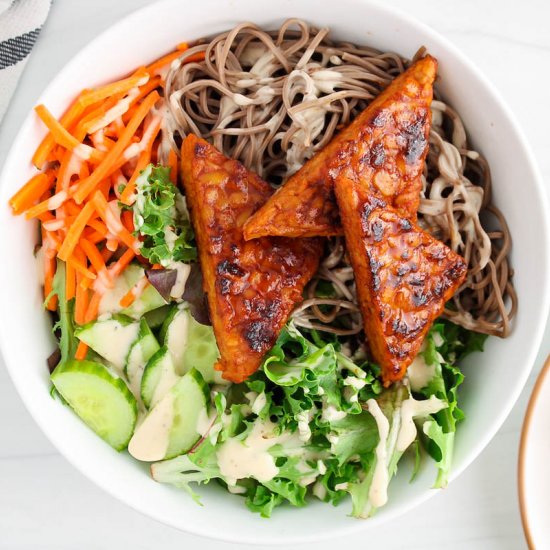 Pan-Fried Marinated Tempeh