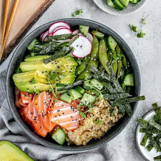 Salmon Sushi Bowls