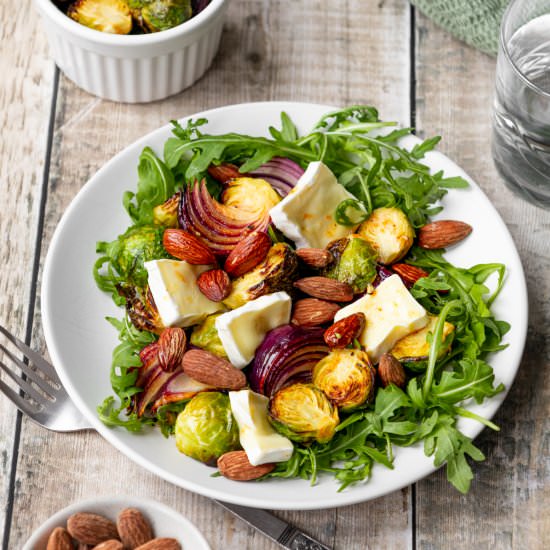 Air Fried Brussels Sprouts Salad