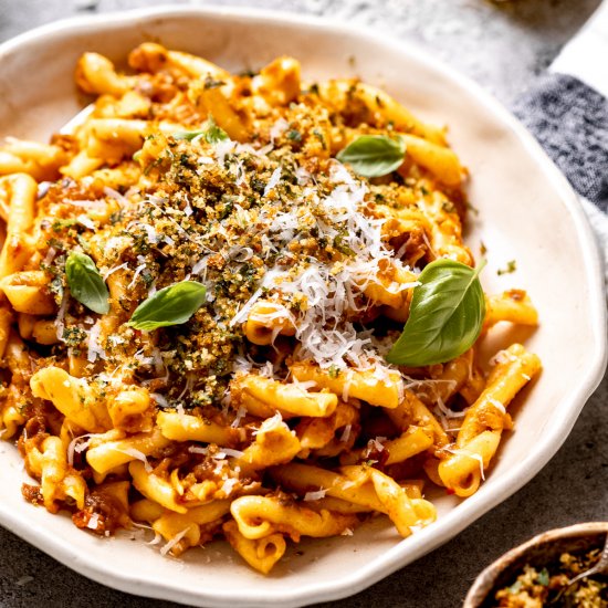 Easy Homemade Aubergine Pasta